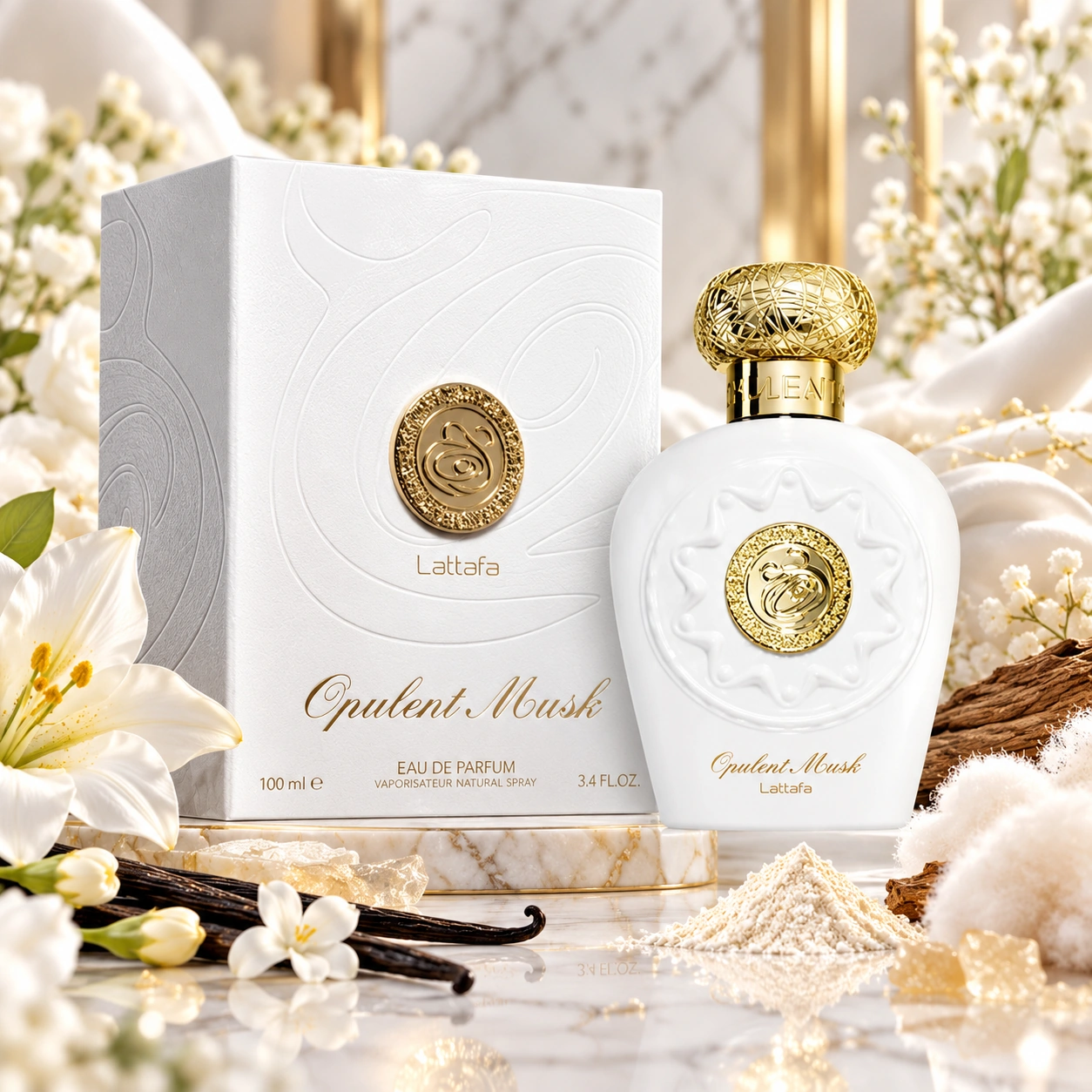 Opulent Musk Branco — Lattafa